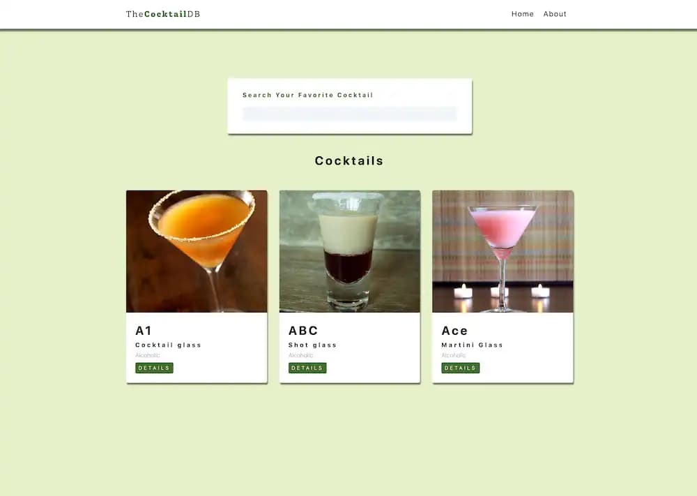 The Cocktail Database