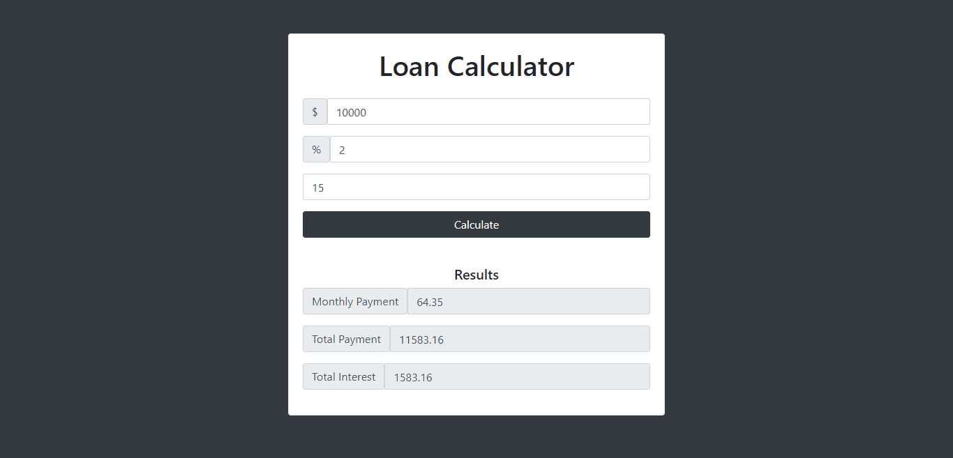 Loan Calculator